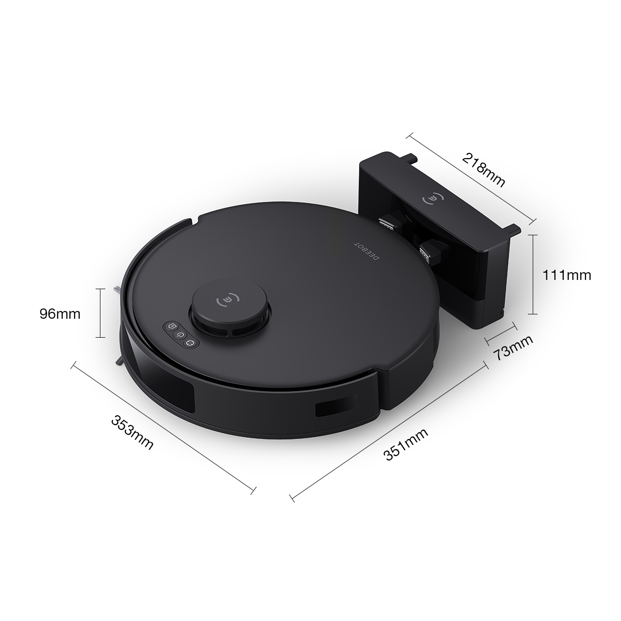 DEEBOT N20 PRO black - ECOVACS SG