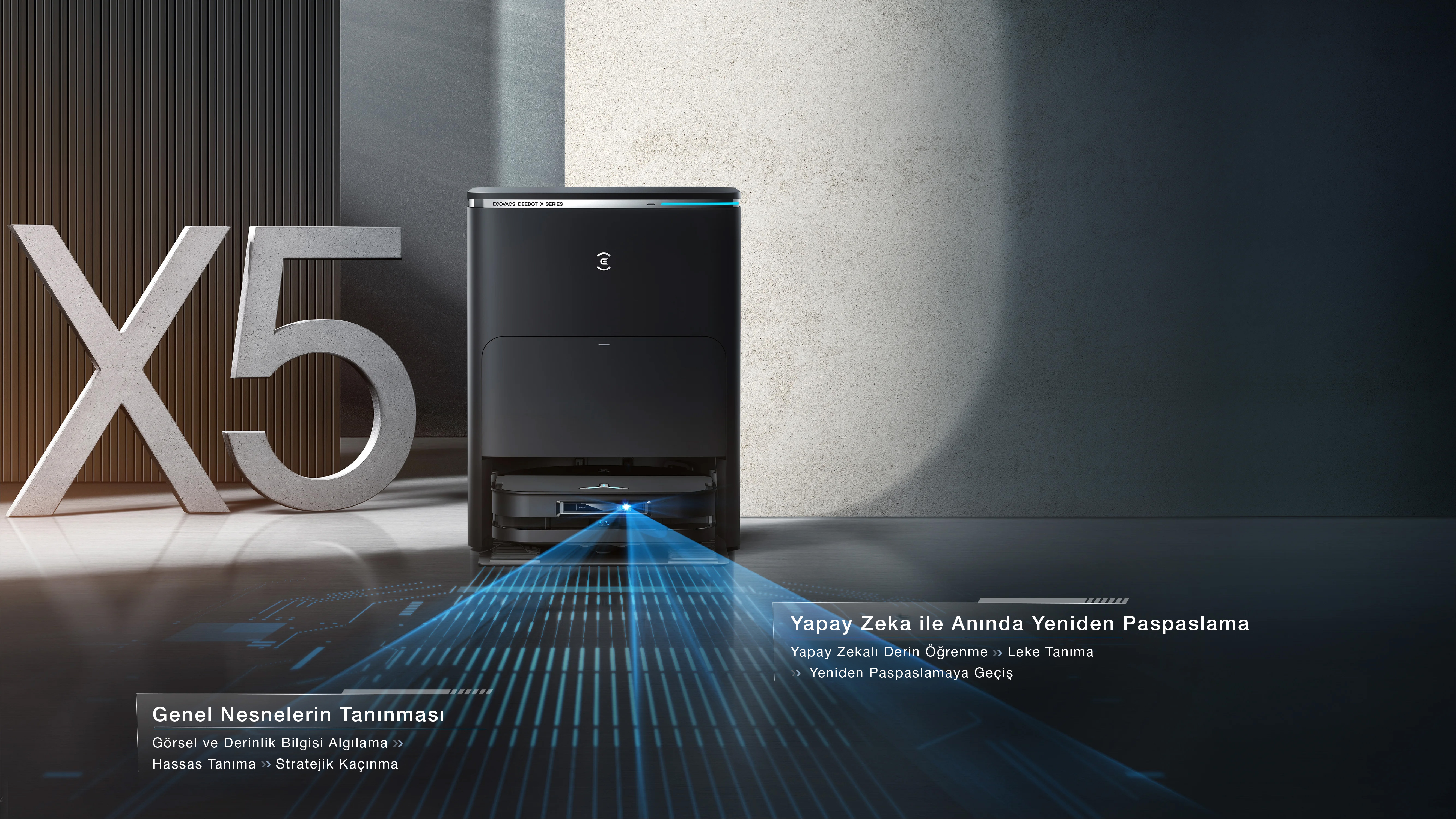DEEBOT X5 PRO OMNI - ECOVACS TR