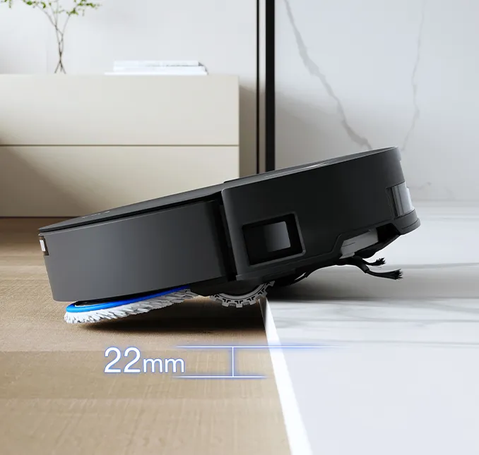 Подолання порогів до 22 мм — мобільність для автономного прибирання по всьому дому