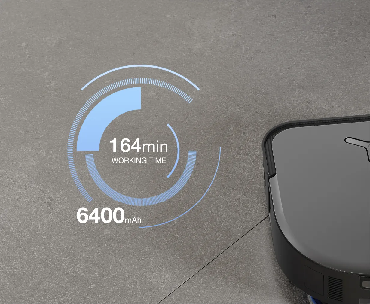 164 хвилини роботи від акумулятора 164 хвилини роботи від акумулятора