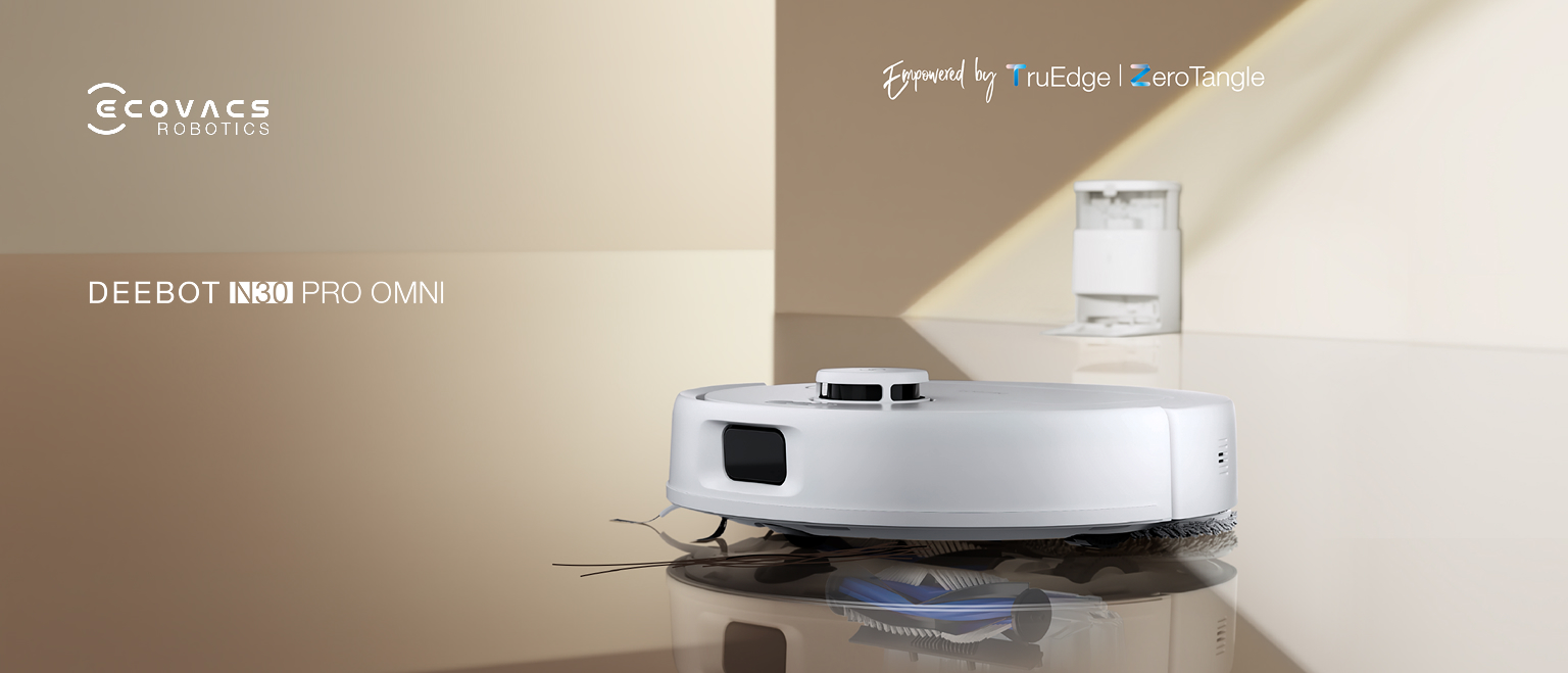 DEEBOT N30 PRO OMNI White – Робот-пилосос з 10000 Па та адаптивним