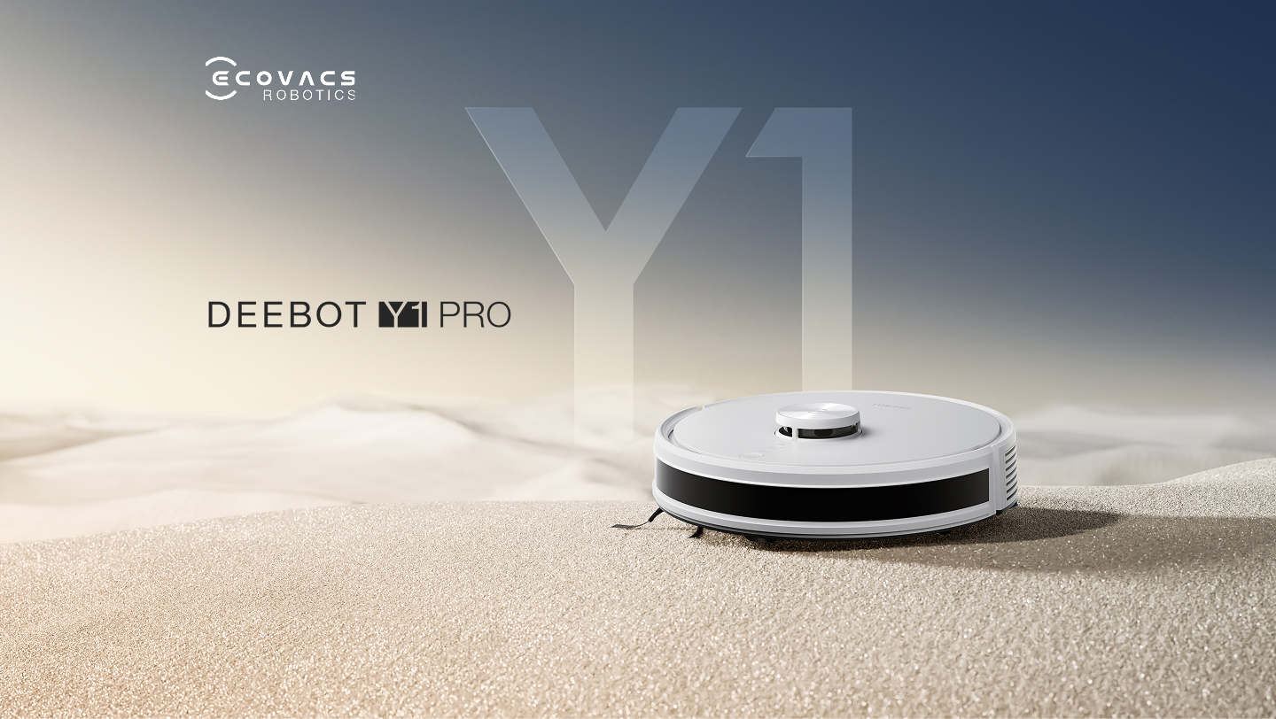 DEEBOT Y1 PRO White – Робот-пилосос з миттям, 6500 Па та LiDAR