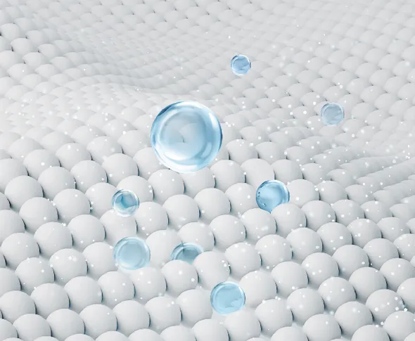 Cleaning cloth with a high water retention rate to help remove caked on dirt