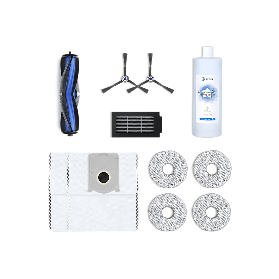 3 pezzi) X8 PRO OMNI Sacchetti di ricambio per aspirapolvere robot ECOVACS DEEBOT X8 Pro OMNI/ T50 PRO Omni/ X8 Omni/ T80 Omni/ X9 Pro Omni, filtro a carboni attivi, sacchetti monouso
