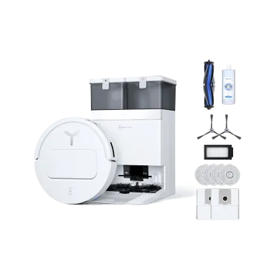 DEEBOT T50 PRO OMNI White Package Robot Vacuum and Mop + Accessories