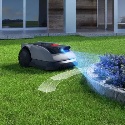GOAT O600 RTK Robot Lawn Mower (600m², Wire-free Setup, Multi-fusion RTK Navigation)