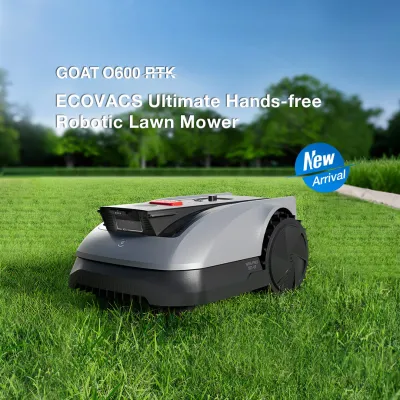 GOAT O600 RTK Robot Lawn Mower (600m², Wire-free Setup, Multi-fusion RTK Navigation)