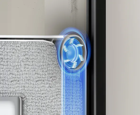 The WINBOT W2S OMNI leverages advanced algorithm-driven frame detection technology, debuting Quad-Edge Cleaning Mode to achieve full 1.1cm edge-to-edge precision. Equipped with high-traction, wear-resistant anti-slip treads, it navigates complex obstacles