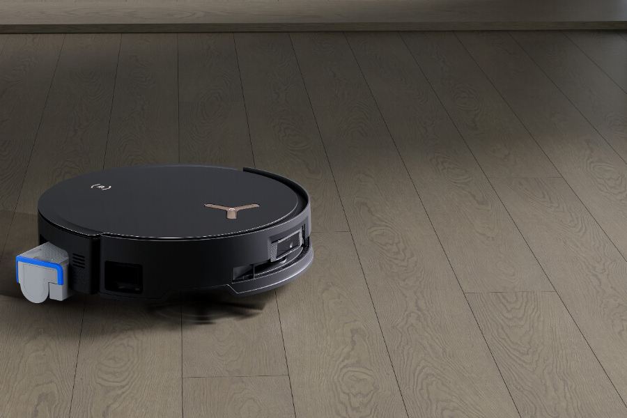 a robot vacuum that resumes cleaning after resolving a stoppage issue