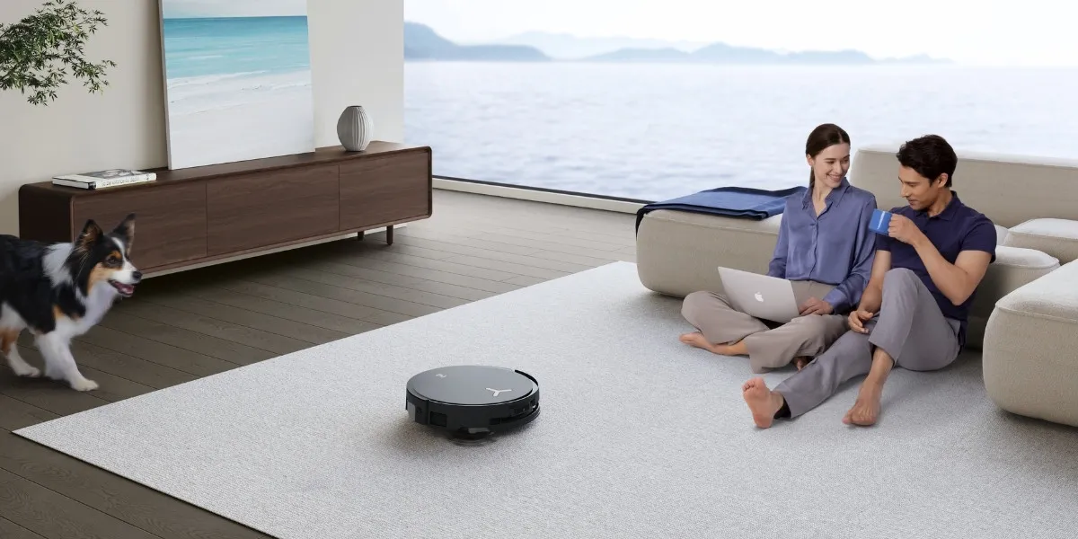 deebot robot vacuum dog