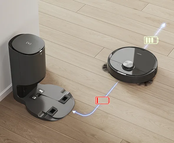 Exceptional 110-Minute Runtime; Smart-Charge Continuous Cleaning