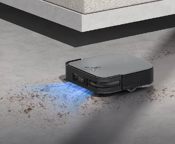 Powerful 8700Pa hurricane-level suction power