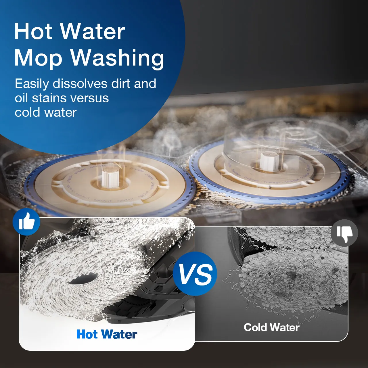 10Hot water mop washing