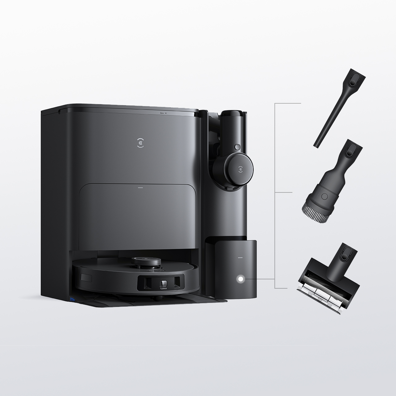 展示品 ECOVACS エコバックス DEEBOT T30S COMBO DEEBOT T30S COMBO Black Robot Vacuum & Mop + Handheld Vacuum