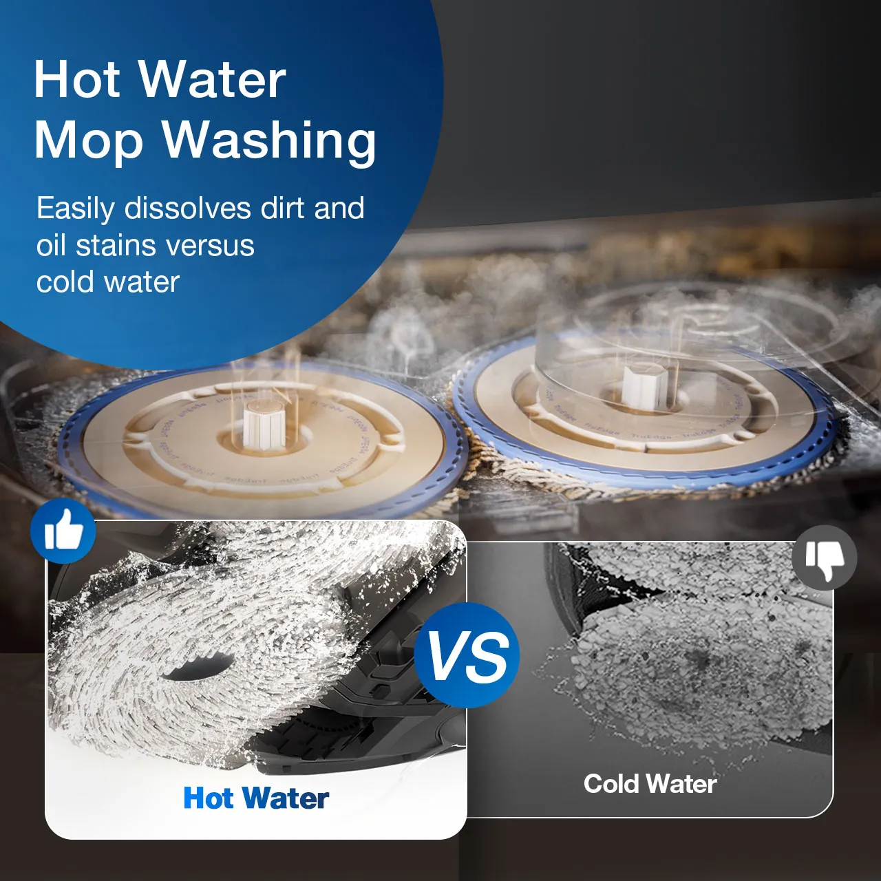 9Hot water mop washing