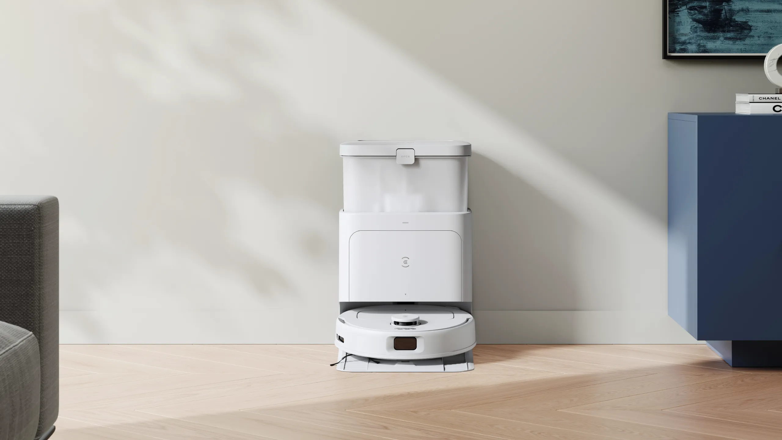 DEEBOT N30 PRO OMNI White Robotic Vacuum (ZeroTangle,TruEdge