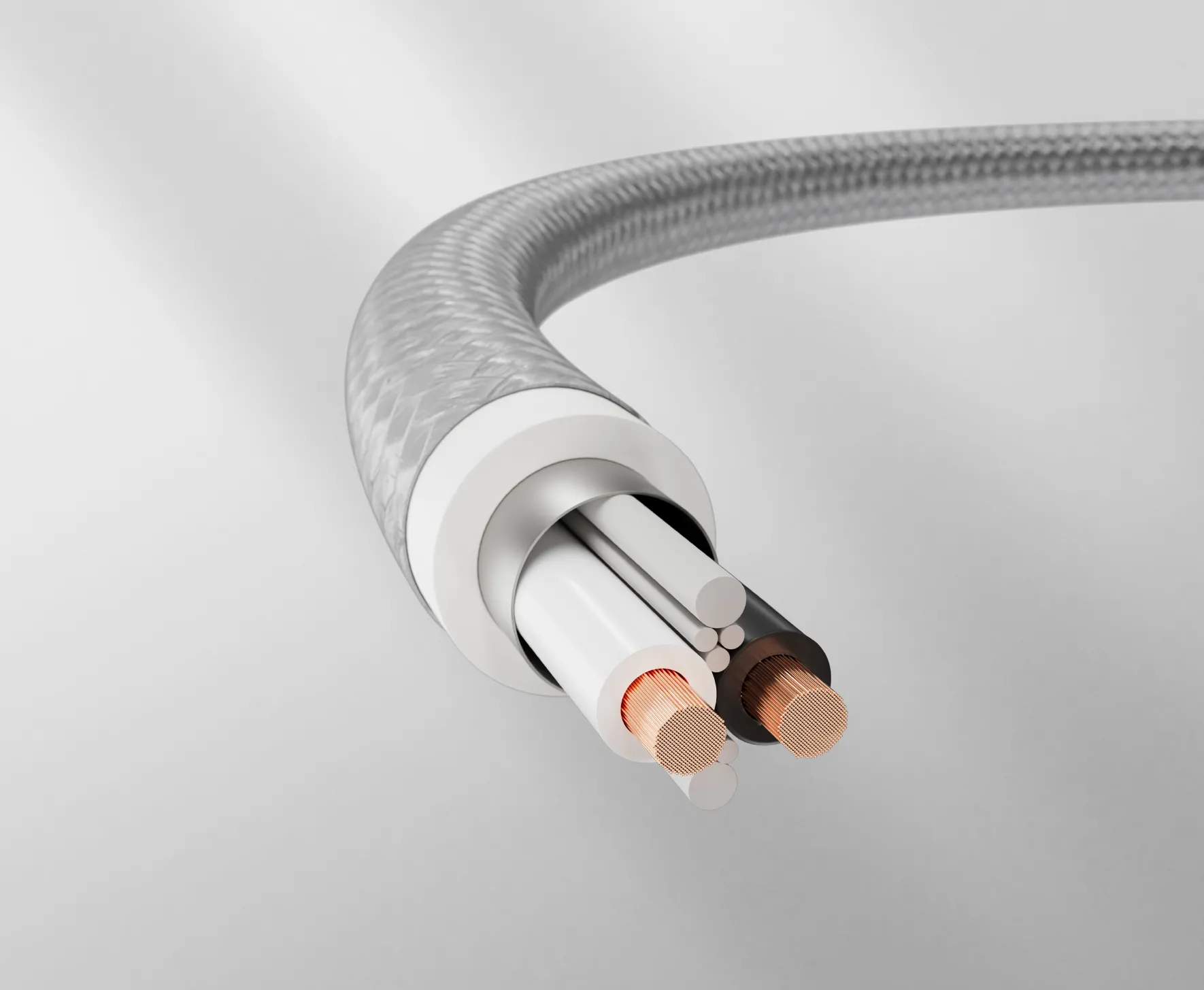 Two-in-one compound cable with both safety and power cords