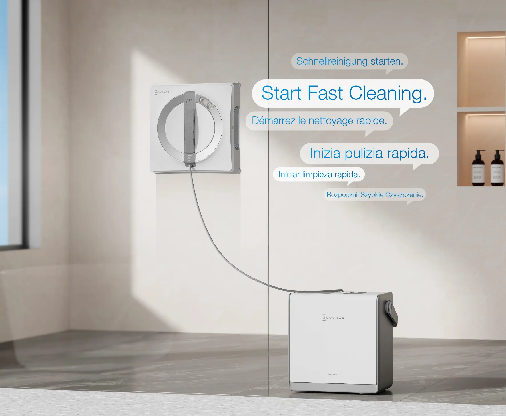 Multi-language notification, voice prompt - ensure you always stay in control