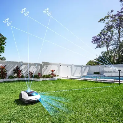 ECOVACS GOAT O1000 RTK Robotic Lawn Mower, 1/4 Acre (8,600 sq ft)  