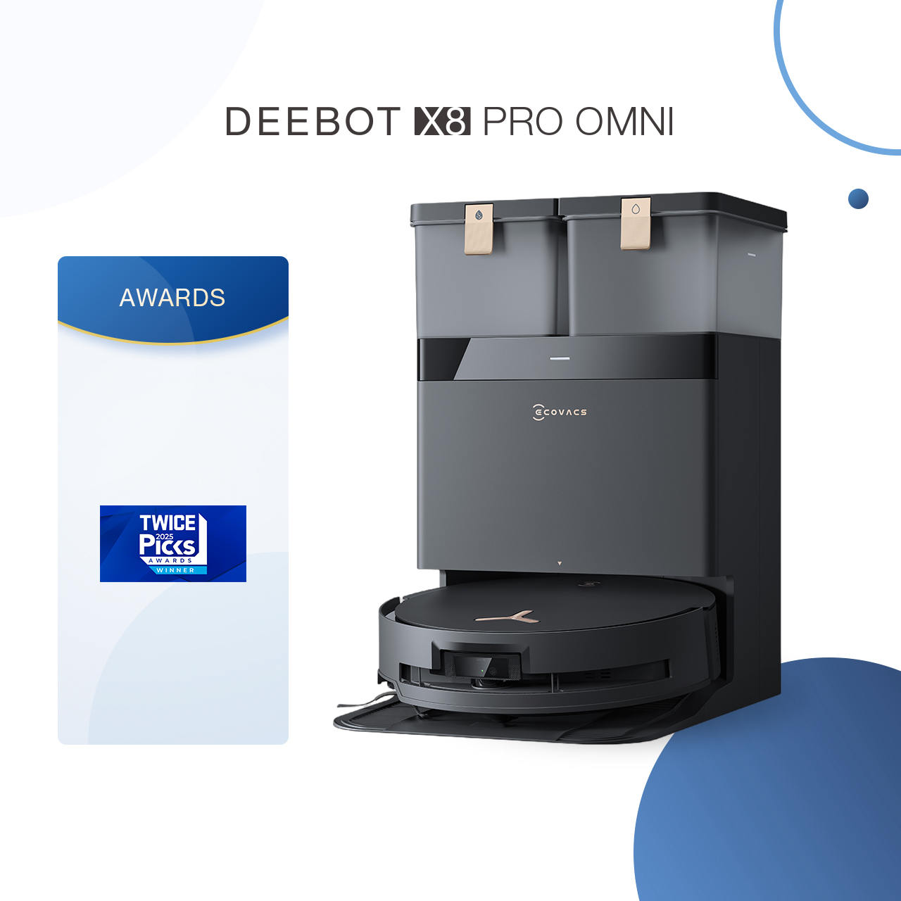 Official product image of ECOVACS DEEBOT X8 PRO OMNI