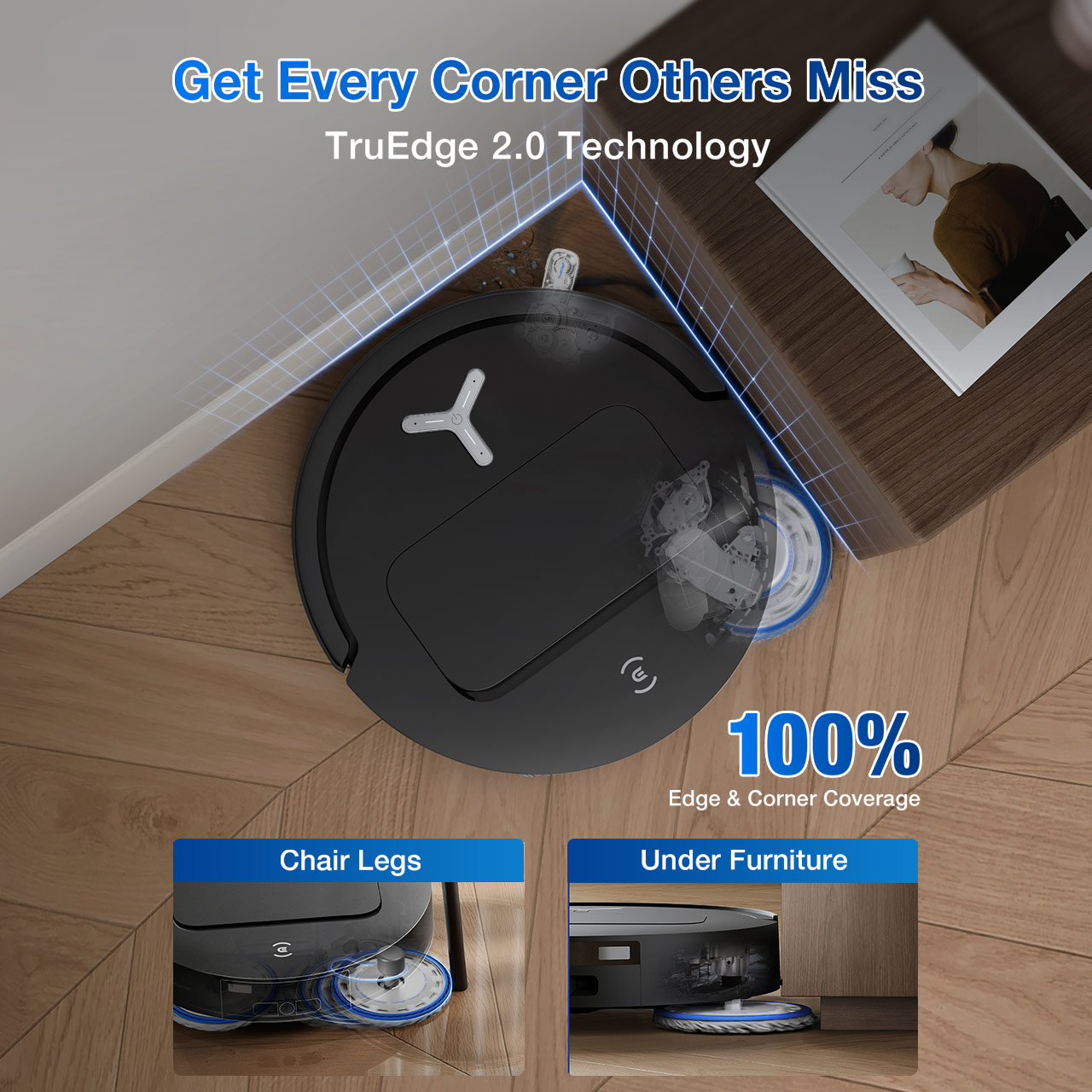 DEEBOT T50 PRO OMNI Robot Vacuum & Mop with LiDAR (Strong Suction
