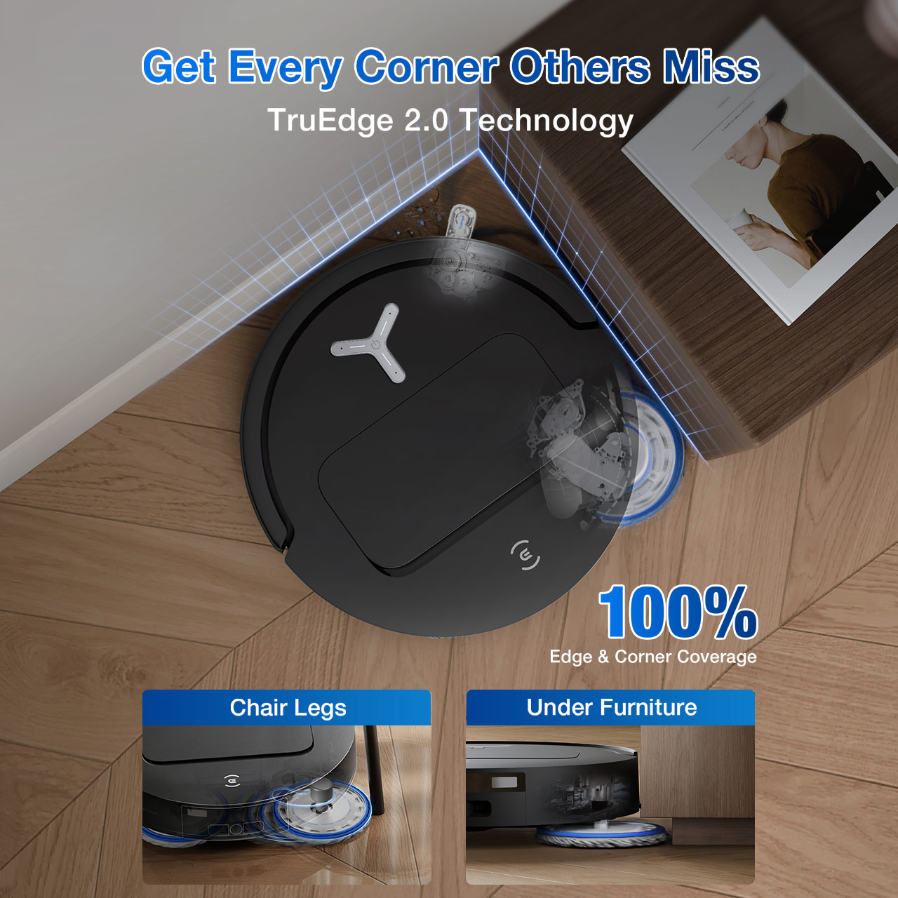 DEEBOT T50 OMNI Self-Empty Robot Vacuum & Mop (Strong Suction