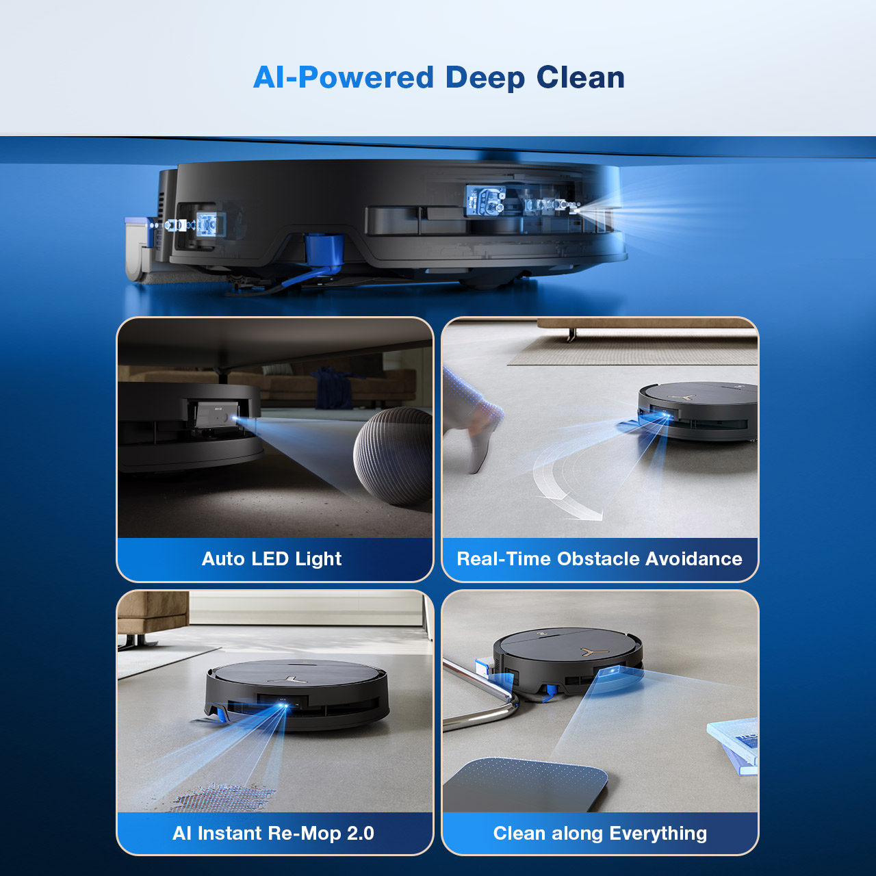 ECOVACS DEEBOT X9 PRO OMNI + WINBOT W2 PRO OMNI - Thumbnail 5