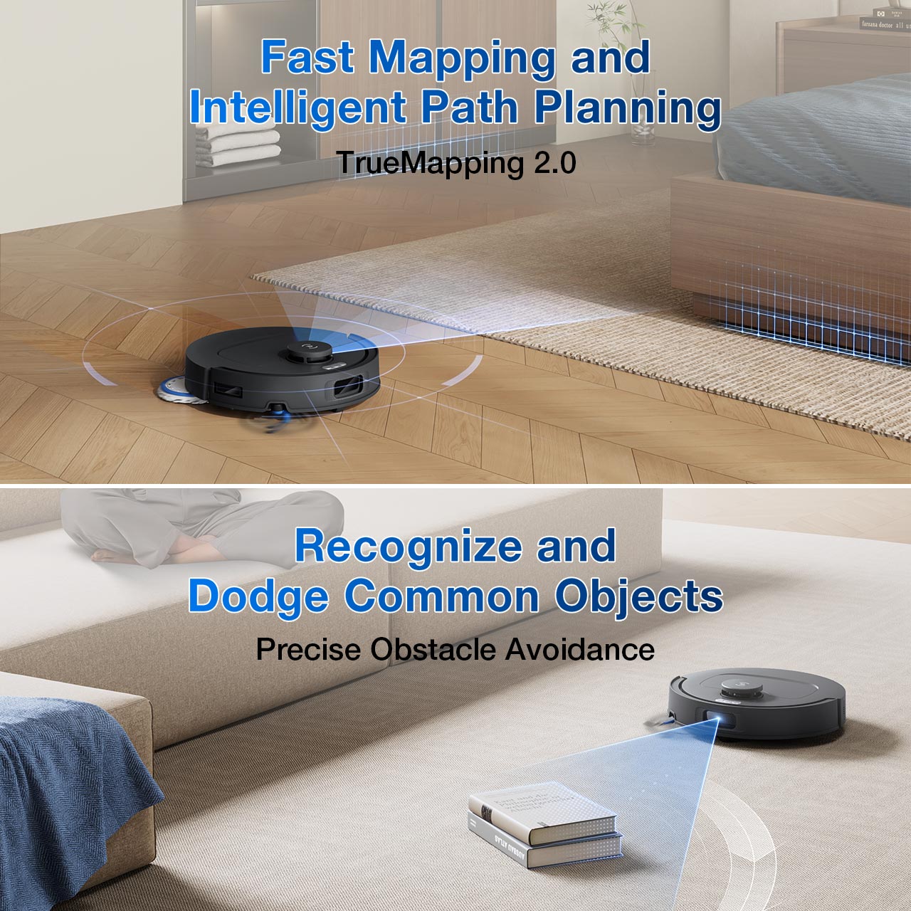 ECOVACS DEEBOT T30C Robot Vacuum and Mop - Thumbnail 2