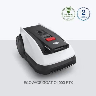 ECOVACS GOAT O1000 RTK Robotic Lawn Mower, 1/4 Acre (8,600 sq ft)  