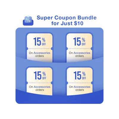 Accessories Coupon Bundle (15% off  * 4)
