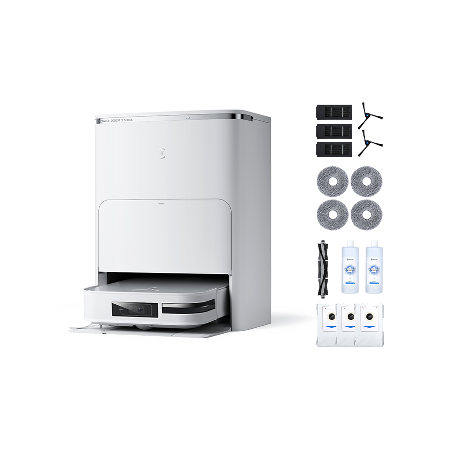 DEEBOTX2OMNI ホワイト　ECOVACS DEEBOT X2 OMNI White Package - ECOVACS US