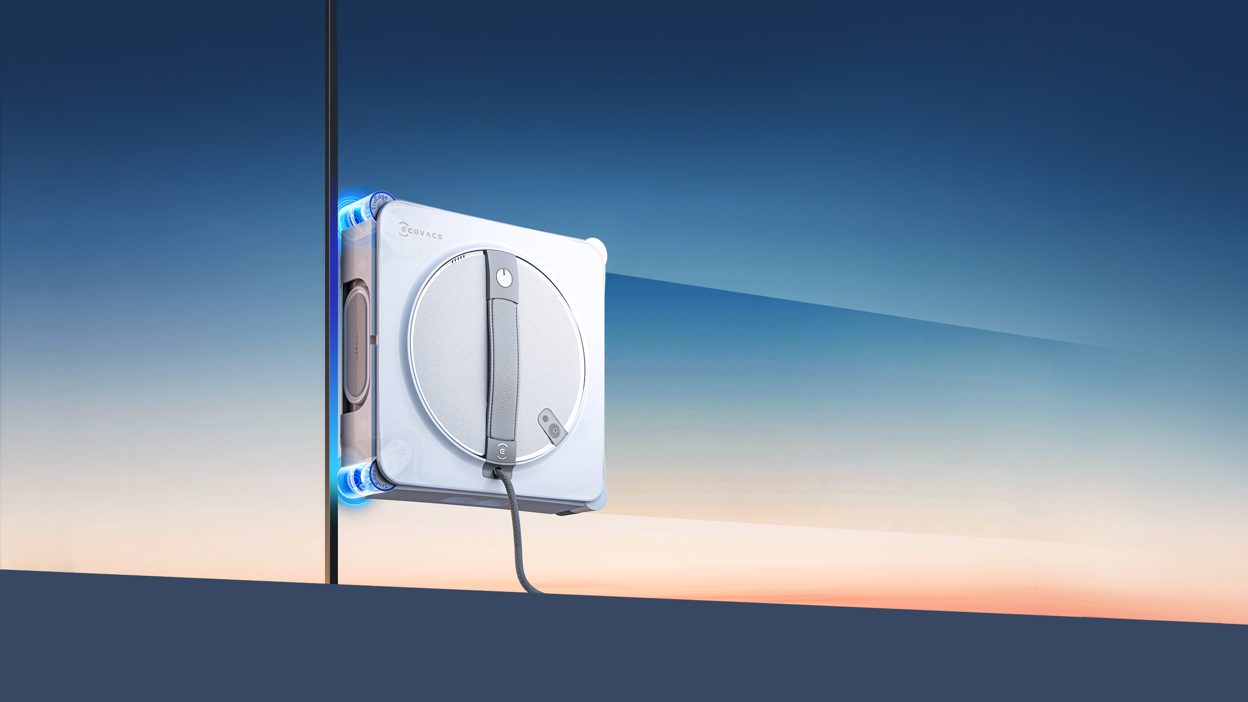 WINBOT W2S Window Cleaning Robot (Edge-Cleaning, 3-Nozzle Spray