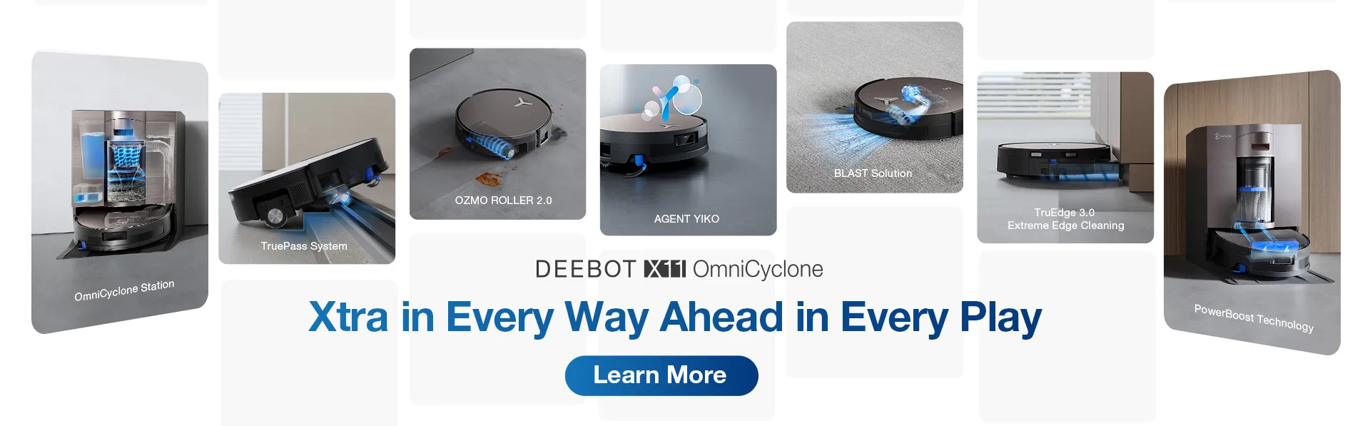 deebot x11 listingpage banner with text