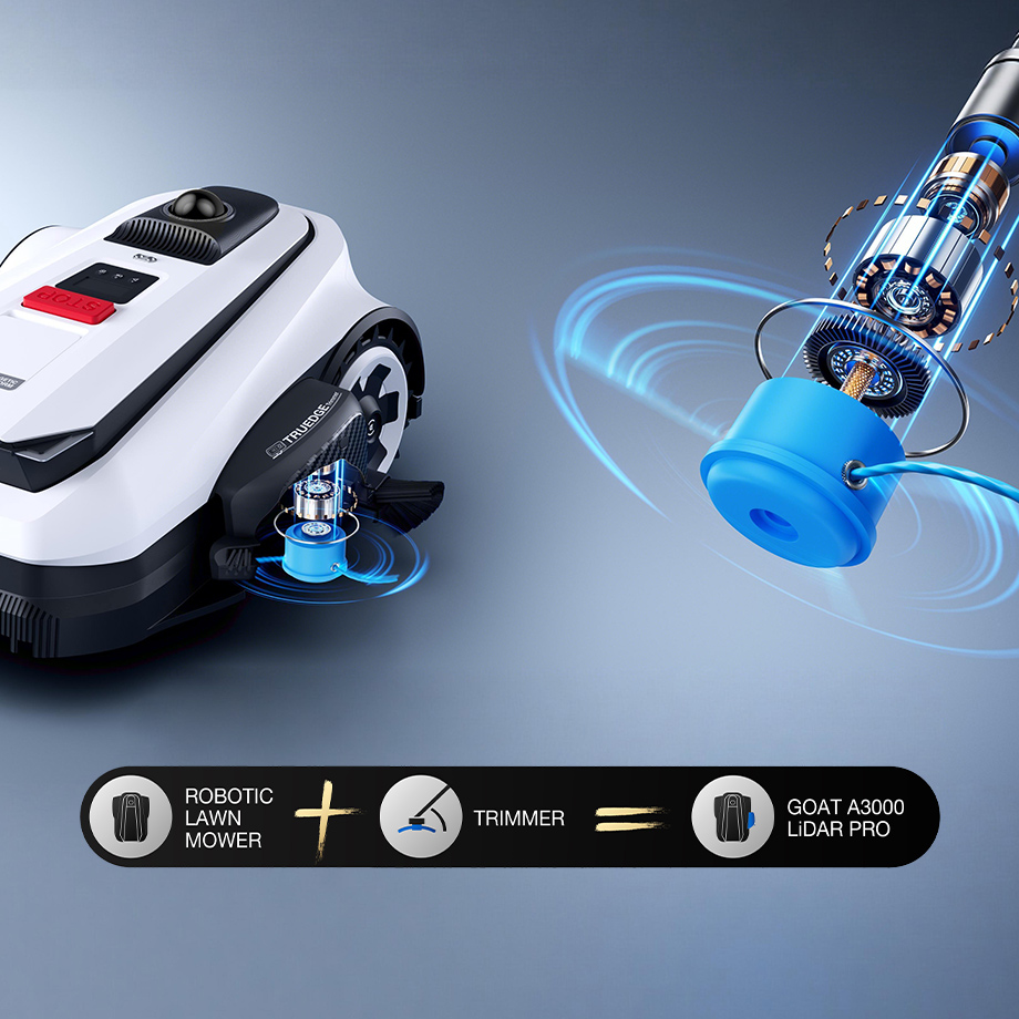 GOAT A3000 LiDAR PRO Robot Lawn Mower (360° LiDAR Navigation
