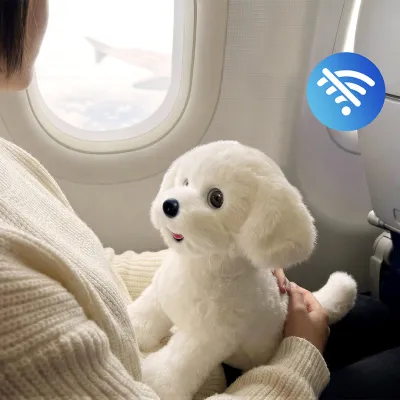 ECOVACS LilMilo White Robotic Pet Companion (AI Emotional Interaction, Multi‑Sensory, Offline Operation)