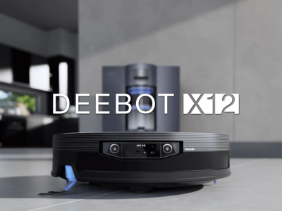 DEEBOT X12 OmniCyclone Bagless Robot Vacuum & Mop (22,000Pa Blast