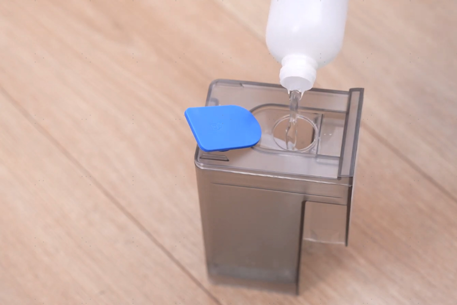 add ecovacs cleaning solution