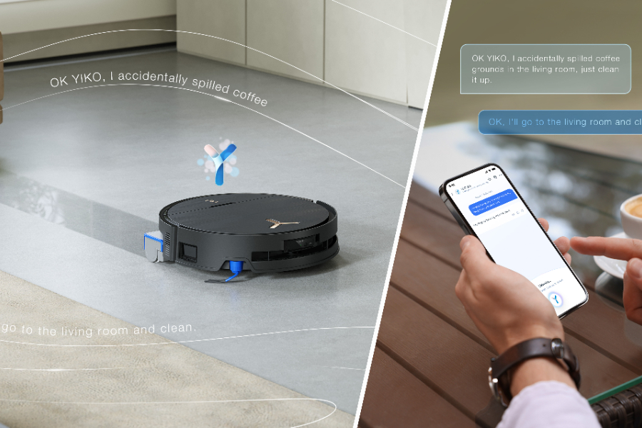 Customize different cleaning modes for DEEBOT robotic vacuum cleaner through the app
