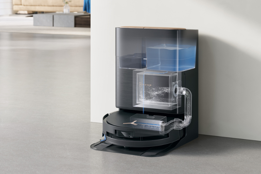  the self-emptying station brings convenience to busy individuals