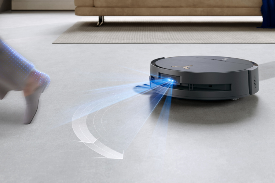 DEEBOT X9 PRO OMNI navigating autonomously