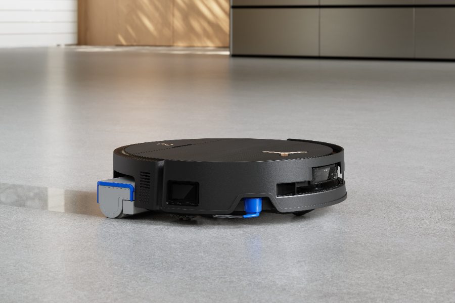 deebot with auto-lifting side brush