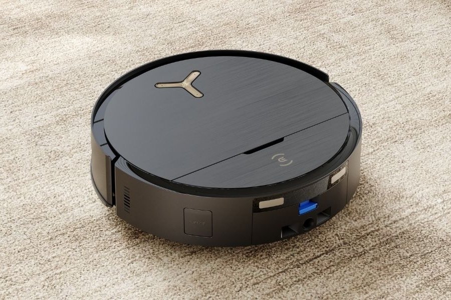 deebot robot vacuum cleaning carpet