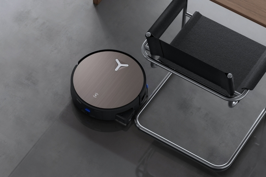 deebot robot vacuum mopping tile floors