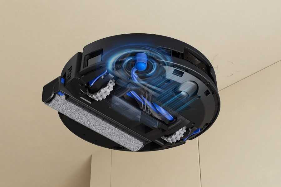 deebot robot vacuum with anti tangle brush design